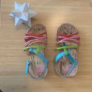 Stride Rite girls rainbow sandals